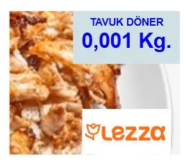 300001 Sipariş İçin Test Ürün Doner (1 Gr)