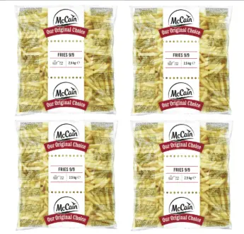 1000005390 McCain GOLD STAR FRIES 9/9  (4 x 2.5kg)